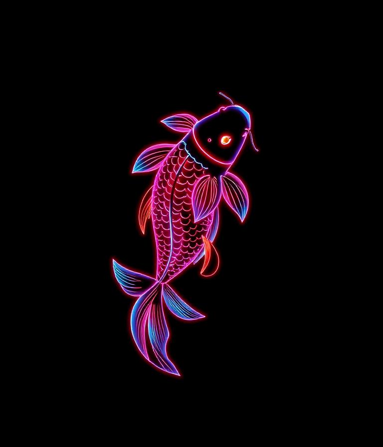 Neon Koi